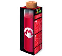 Nintendo Super Mario Bros Silicone Cover Bottiglia Di Vetro 585ml Stor