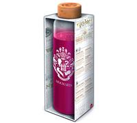 Bottiglia in vetro per bambini con coperchio in silicone Stor Harry Potter Blanc 585 ml