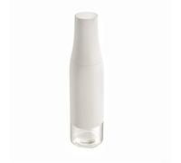 Bottiglia in vetro per olio d'oliva facile da maneggiare, 500 ml, con coperchio sigillante, per vari usi culinari, colore: bianco