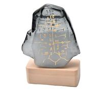 Bottiglia in vetro tempesta - barometro artistico, vetro previsioni di cristallo ispirato agli oracoli, elegante previsioni meteo | Perfetto per la decorazione di scrivanie negli uffici