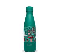 Bottiglia isolata Qwetch France Pays Basque Vert 500 ml
