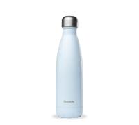 Qwetch - Borraccia Termica 260ml in Acciaio Inox Blu Pastello Originals - 24h Freddo, 12h Caldo - Ermetica, Senza BPA & Riutilizzabile - Bottiglia Termica per Sport, Ufficio, Viaggi, Escursioni