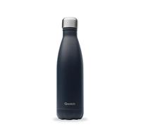 Qwetch - Borraccia Termica 500 ml in Acciaio Inox Grigio carbonio Originals - 24h Freddo, 12h Caldo - Ermetica, Senza BPA & Riutilizzabile - Bottiglia Termica per Sport, Ufficio, Viaggi, Escursioni