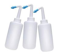 Bottiglia Lavaggio Nasale 300ml in Plastica, 3 Pezzi per Naso | Design Portatile e Leggero, Uso Semplice, Bianco, per Igiene Quotidiana del Naso, Formato da Tre Unità