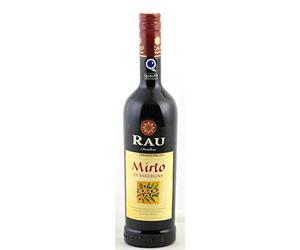 bottiglia liquore sardo mirto rosso RAU 70cl x 6 bottiglie
