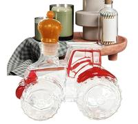 Bottiglia Liquori Decorativa - Decanter Trattore, Contenitore Elegante | Bottiglia Spiriti Vino Bourbon Tequila Vodka Brandy Casa Bar Ufficio Regalo Compleanno Papà Uomo