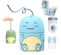 Bottiglia Magica per la Pulizia della Toilette, detergente per la Toilette e Deodorante per la Toilette, Una Bottiglia può Essere utilizzata per Tre Mesi (Blu)