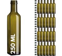 BOTTIGLIA MARASCA in VETRO UVAG VERDE per OLIO LIQUORE 250 ml con TAPPO DOSATORE