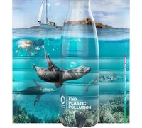 Bottiglia Metallica ION8 Ocean Wildlife 500Ml 10% A Friends Of The Earth SEAL