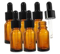 Bottiglia Olio Essenziale Graduata 10ml in Vetro 6 Pezzi