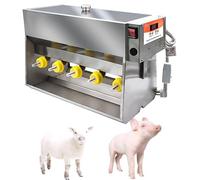 Bottiglia per allattamento a temperatura costante con simulazione del suono, alimentatore automatico per suinetti e agnelli, stazione di cura in acciaio inossidabile, capezzolo 10/14