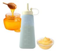 Bottiglia Per Condimenti In Silicone - Contenitore Da Spremere Da 300 Ml Con, Design A Prova Di Perdite | Facile Erogazione Per Salse, Oli, Miele E Condimenti Per Insalata