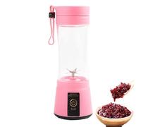 Bottiglia per frullatore di frutta, mini spremiagrumi,Frullatore per succhi con ricarica USB da 400 ml - Prodotti per la nutrizione sportiva Spremiagrumi a rotazione ad alta velocità per banane, pit