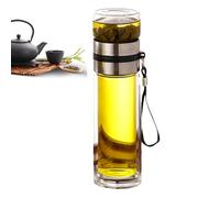 Bottiglia per infusore in - d'acqua a doppio strato | 350 ML termoisolata - Leak Proof Tea and Water Separation Bottle for Home Travel Idration Men, Loose Leaf Tëa