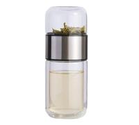 Bottiglia Per Infusore Per Tè In - Borosilicato A Doppia Parete | Bicchiere Da Tè Portatile Da Viaggio | thrmos A Tenuta Stagna, Bottiglia Per La Separazione 'acqua | Contenitori Per Bevand