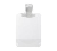 Bottiglia per liquidi da viaggio unica, portatile, ricaricabile, tubi da viaggio riutilizzabili, bottiglie di liquidi da viaggio facili da riempire, articoli da toeletta da viaggio per balsamo e