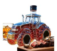 Bottiglia per liquori da 300 ml, dispenser di alcol per whisky, vodka, decanter in per bevande Brandy Bourbon, versatore riutilizzabile senza piombo, per Natale, matrimonio, riunione di famiglia
