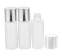 Bottiglia per Lozione Ricaricabile 100ml in Pet 3 Pezzi | Comoda per Viaggio e Trasferta, Formato da 100ml, Soluzione Pratica per Cosmetici e Cura Quotidiana