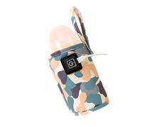 Bottiglia per neonati riscaldata USB non conduttore con tracolla modificabile per l'alimentazione da viaggio Sicurezza Polyster Sostanza a scomparti multipli di stoccaggio isolato contenitore del