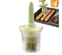 Bottiglia per olio con pennello, dispenser per olio da cucina, bottiglia ricaricabile, spazzola con setole in silicone, ideale per cuocere, grigliare, arrostire, marinate, condimenti per insalata