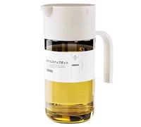 Bottiglia per olio da cucina, dispenser per olive, ampolla per condimento per insalata, in vetro, a prova di perdite