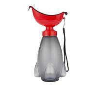 Bottiglia per orinatoio femminile, ergonomico, da viaggio, 9,94 x 23,45 cm, ad alta capacità, a prova di fuoriuscite, portatile, con coperchio, dispositivo riutilizzabile per campeggio, guida