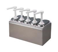 Bottiglia per pompa per condimenti Dispenser per pompa per condimenti da 1,4