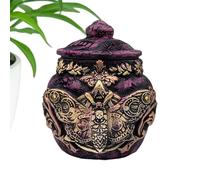 Bottiglia Per Pozione Decorativa In Resina - Vintage | Bottiglia Ricaricabile A Tema Luna, Farfalla E | Decorazione Da Scrivania E Regalo Unici Per Lei, Casa, Ufficio, Camera Da, Studio O