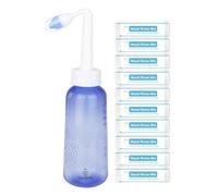 Bottiglia per risciacquo sinus, 300 ml, detergente delicato - Risciacquo salino nasale, per giovani, adolescenti, figli, figlia, amici, casa, viaggi all'aperto