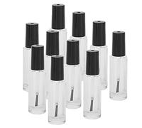Bottiglia per Smalto in Vetro, Bottiglia Vuota per Smalto, 10 Pezzi, Facile da Usare per Acetone per Smalto
