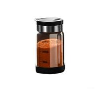 Bottiglia per spezie in vetro, essenziale per qualsiasi cucina, per organizzare la conservazione delle spezie (coperchio nero, 100 ml)