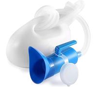 bottiglia per urina da uomo， Bottiglie di urina for uomini e donne Bottiglia di pipì for orinatoi Universale portatile 2000 ML con adattatore femmina for viaggi in campeggio in auto