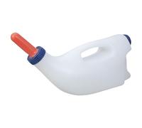 Bottiglia per vitelli con manico regolabile flussi di latte durevoli Alimentatori per allattamento per uso bestiame Bottiglia per latte per lo svezzamento del vitello