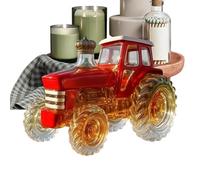 Bottiglia Per Whisky,Caraffa In A Forma Di Trattore Per La Casa,Decanter Per Whisky E Tequila A Forma Di Auto Vuoto | Per Vino Tequila Vodka Brandy Casa Ufficio Bar Papà Compleanno Natale