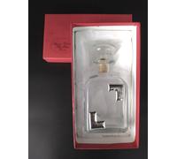 Bottiglia Per Whisky Decanter Con Tappo Ermetico - Vetro Cristallo Argento