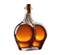 Bottiglia per whisky, forma realistica e divertente, decanter per vino dal design innovativo, ampia applicazione, contenitore per bevande per sake, tè freddo, tequila, vodka, vino rosso, succo, rum e