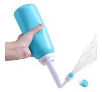 Bottiglia perineale per cure postpartum, 500 ml di bottiglie peri portatili portatili con copertura, elementi essenziali postpartum per nuove mamme perineali recupero e pulizia, sky-blu ...