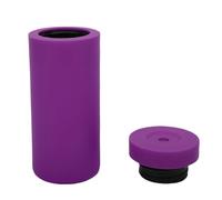 Bottiglia piccola da spremere per sapone per i piatti, 2 pezzi Dispenser di sapone liquido per piatti Bottiglia da spremere in silicone Ricaricabile Dispenser di liquido per (Viola)