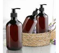 Bottiglia pompa 500 ml vuota dispenser sapone vettore oli massaggi olio da barba