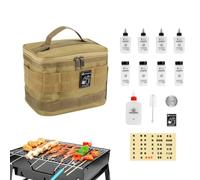 Bottiglia portatile | Contenitore da viaggio | Contenitori per bottiglie con coperchi shaker per conservare e condire le polveri