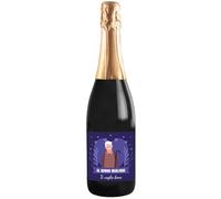 Bottiglia Prosecco DOC personalizzato per il nonno - Idea regalo esclusiva e originale per la festa dei nonni, come regalo di Natale, compleanno o festa del papà (0,75L, Nonno)