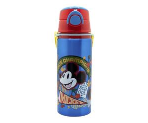 BOTTIGLIA RIUTILIZZABILE POP UP IN ALLUMINIO CON TRACOLLA 730 ML | MICKEY TRUE CHAMPIONS