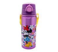 BOTTIGLIA RIUTILIZZABILE POP UP IN ALLUMINIO CON TRACOLLA 730 ML | MINNIE SUNSHINE