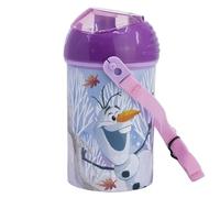 BOTTIGLIA RIUTILIZZABILE ROBOT POP UP CON CANNUCCIA, CORRA Y CIERRE DE 450 ML | FROZEN AUTUM LEAVES