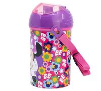 BOTTIGLIA RIUTILIZZABILE ROBOT POP UP CON CANNUCCIA, CORRA Y CIERRE DE 450 ML | MINNIE BOLD FLORALS
