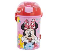 BOTTIGLIA RIUTILIZZABILE ROBOT POP UP CON CANNUCCIA, CORRA Y CIERRE DE 450 ML | MINNIE SPRING LOOK