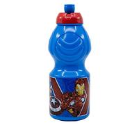Borraccia in plastica per bambini con chiusura antigoccia da 400 ml di The Avengers - Marvel