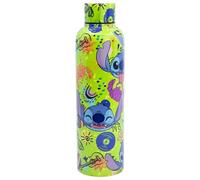 BOTTIGLIA RIUTILIZZABILE TERMICA FABRICADA EN ACERO INOXIDABLE DE ANTIVUELCO 515 ML | STITCH GREEN PARTY