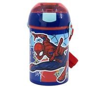 BOTTIGLIA ROBOT POP UP CON CANNUCCIA, CORRA Y CIERRE DE 450 ML | SPIDERMAN MOB RULES