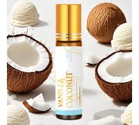 Bottiglia roll-on da 10ml di olio essenziale di vaniglia e - Fragranza di vaniglia e , adatto per la realizzazione di candele, diffusori per la casa, aroma duraturo | Olio profumato | Profumo caldo e 